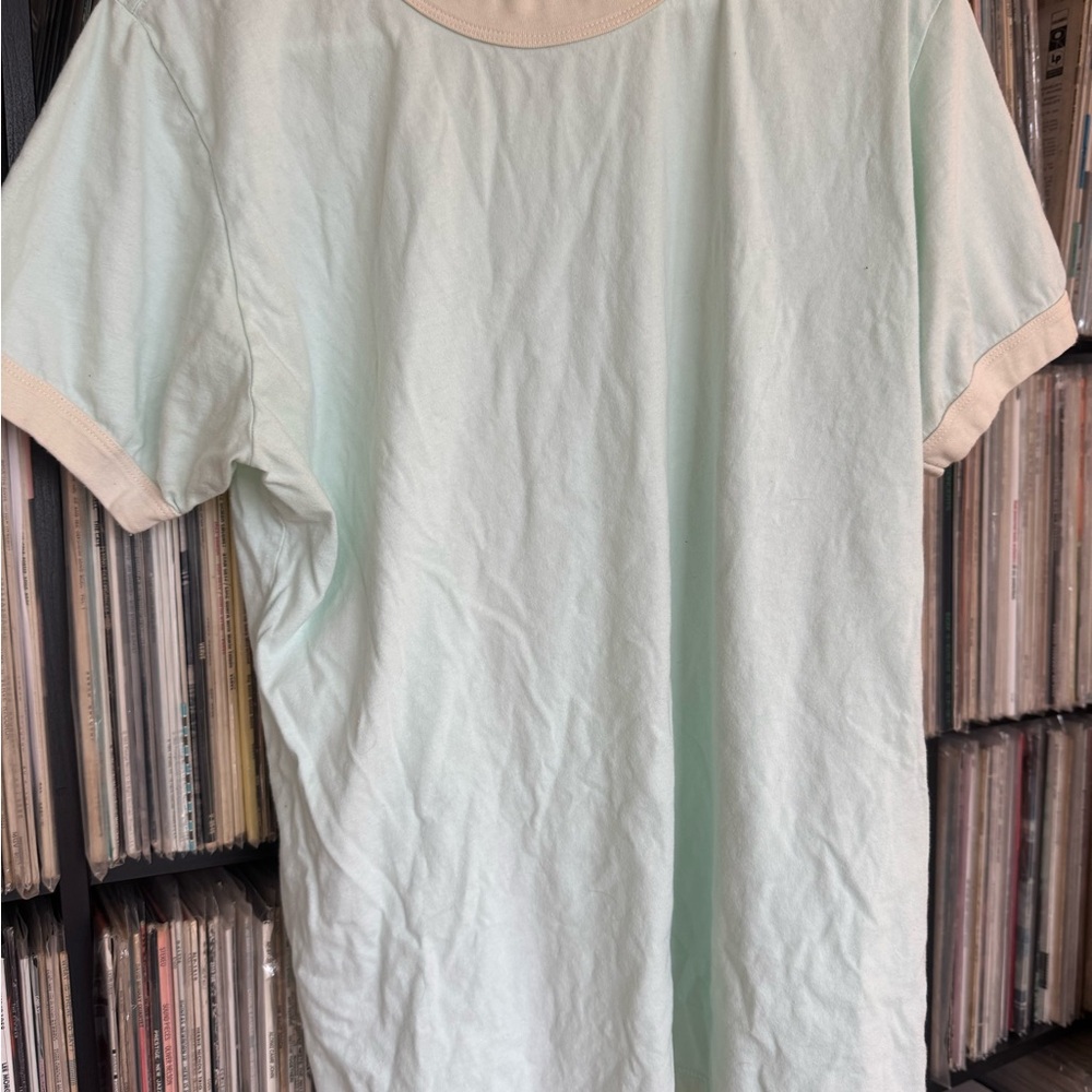 Big Bud Press Blue and White Short Sleeve Tee